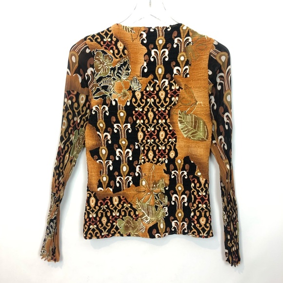 Alberto Makali Golf Mixed Media Blouse S - Picture 2 of 5